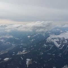 Flugwegposition um 14:07:03: Aufgenommen in der Nähe von Kapellen, Österreich in 2543 Meter